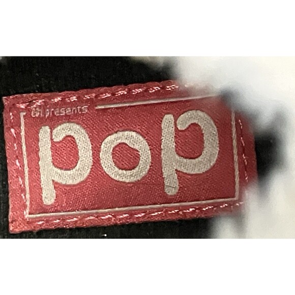 Jelly Pop Black Women Ankle Boots red/black Laces , Soft Faux Fur Cuff Size 8.5 - Picture 7 of 8